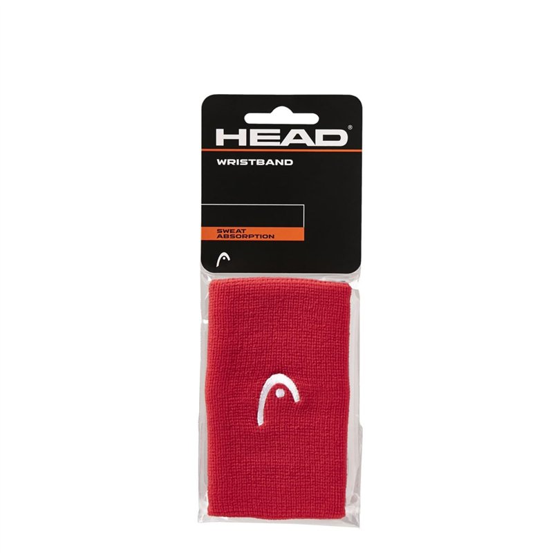 HEAD Bandeau de Poignet 5 Pouces (12,7 cm) Adulte Unisexe, Rouge, Taille Unique