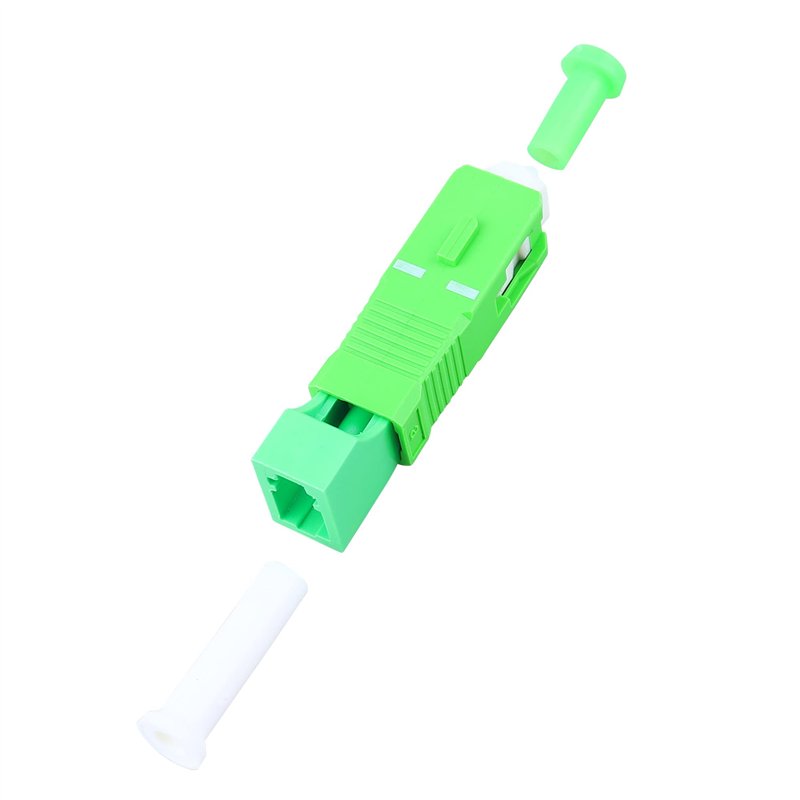 Adaptateur Hybride SC/APC mâle vers LC/APC Femelle Fibre Hybride SM 9/125um