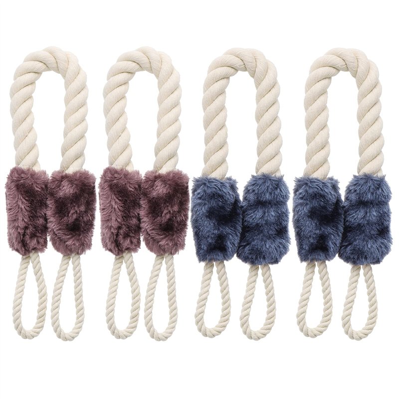 Kinsinder 4pcs Arrêts de Portes Corde, Cordon de Serrage de Porte Cale Porte Corde Porte-bébé Sécurité Pincée Garde Protecteurs