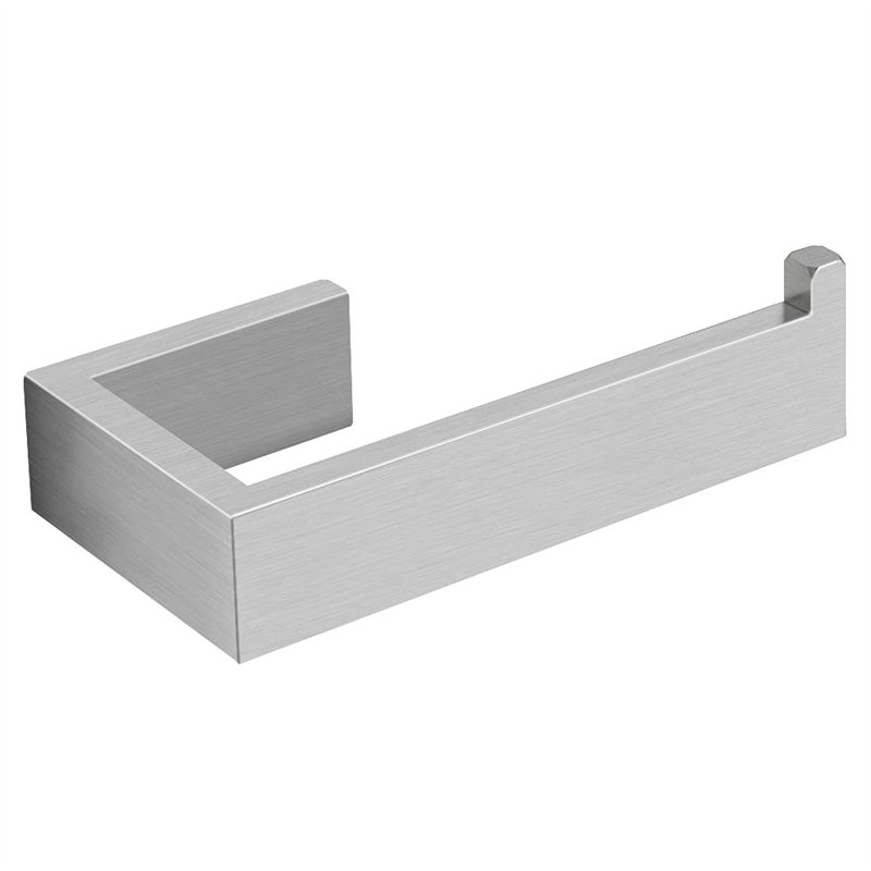 Homovater Support de Papier Toilette Mural, Percation Porte-Rouleaux de Papier, Dérouleur de Papier WC en Acier Inox, Porte-Papi