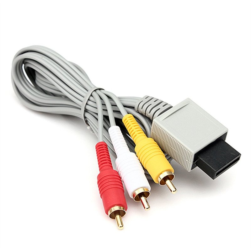 Image secondaire de traderplus Câble audio vidéo composite AV RCA 1,8 m pour Nintendo Wii/Wii U
