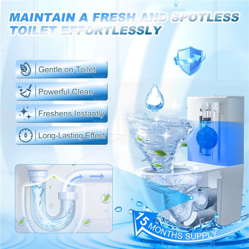 Image secondaire de Bol de salle de bain Bleu Clean Bubbles