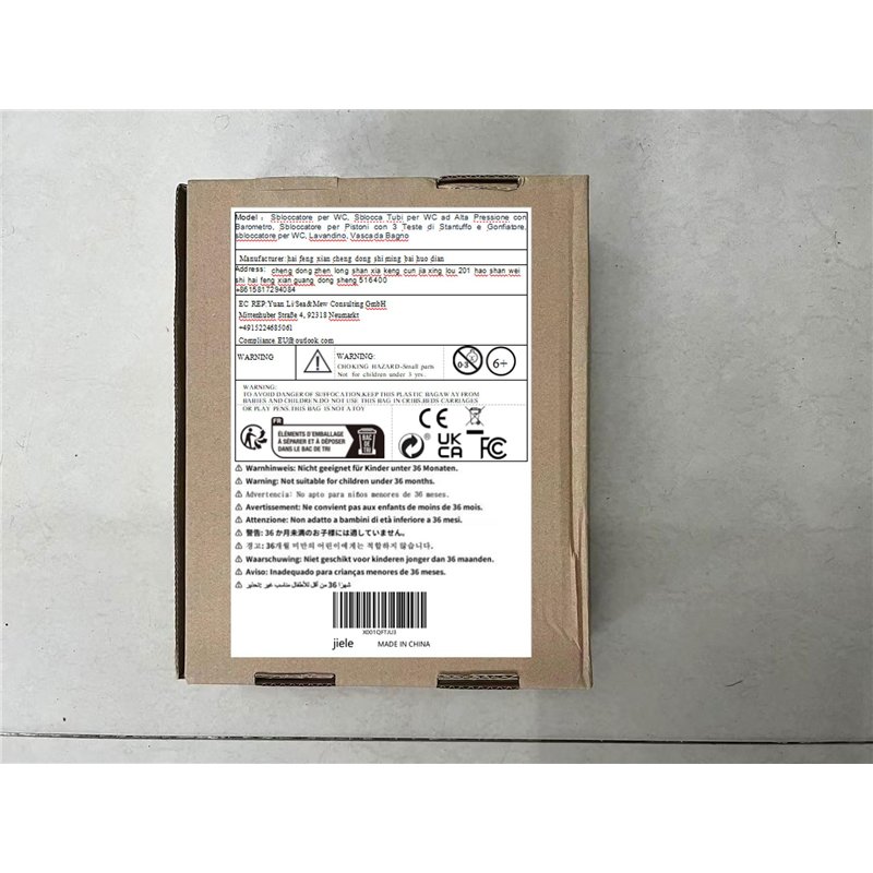 Image secondaire de Déboucheur de Toilettes, Déboucheur de Canalisation WC à Haute Pression avec Baromètre, Débloqueur de Piston de Toilette avec 3 