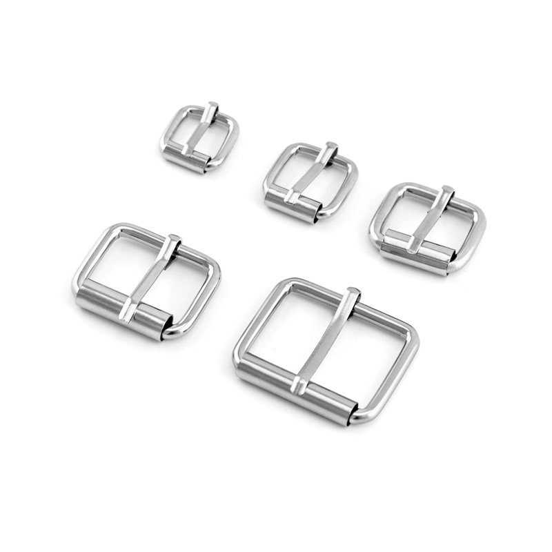 Image secondaire de QWORK® 50 Pièces Boucles en métal, pour ceintures et sacs, argent, 13 mm / 16 mm / 20 mm / 25 mm / 32 mm