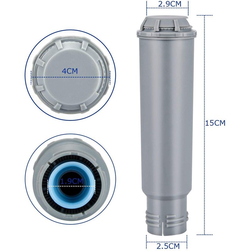 Image secondaire de Somune Lot de 2 cartouches filtrantes à eau pour machine à café Melitta/Krups Claris F088 F088 01/Siemens TCZ60003/AEG/Neff/Bosc