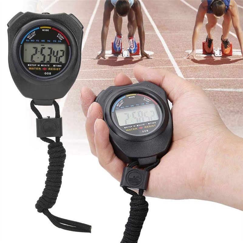 Image secondaire de Stop Watch,Stop Watches for Sports,Chronomètre De Sport,2 Pièces Montre Chronomètre Numérique De Sport,Timer Multifonction Numér