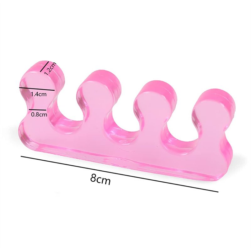 Image secondaire de XHNFCU 2 Paires Séparateurs d'Orteils en Silicone Ecarteur Orteil Soulager les Oignons, la Correction de l'hallux Valgus, Détend