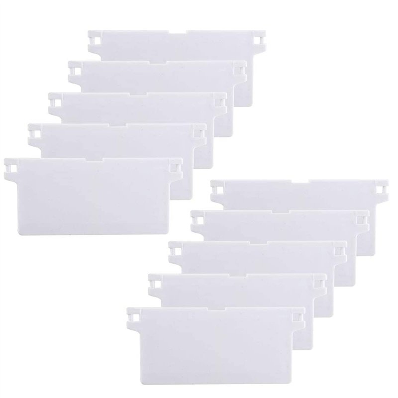 HO2NLE 10pcs Plaque de Lestage Store Californien Poids Lest Stores Verticaux Plaque Lestage Store Lamelle Verticale 89mm Pièce R