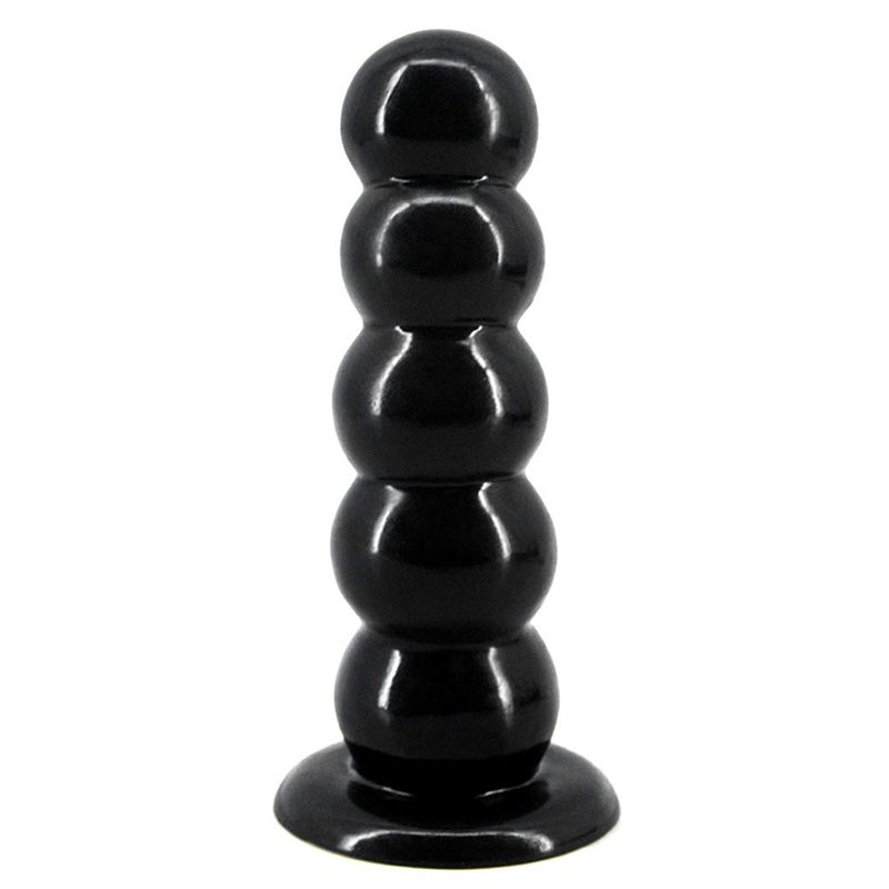 Roluck Plug Anale Dilatation Plug anal avec 5 boules anales gode anal avec ventouse, plug anal pour femmes hommes jouets sexuels