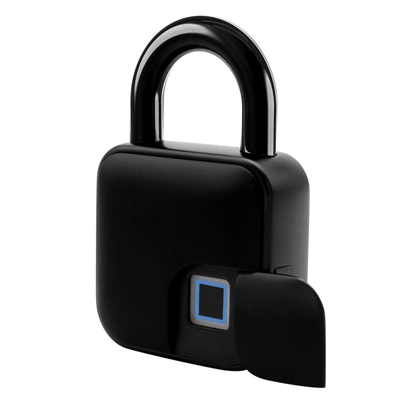 Cadenas Empreinte Digitale, Cadenas d'Empreinte Digitale Intelligent Serrure de sécurité Électronique Anti-vol Étanche pour Sall