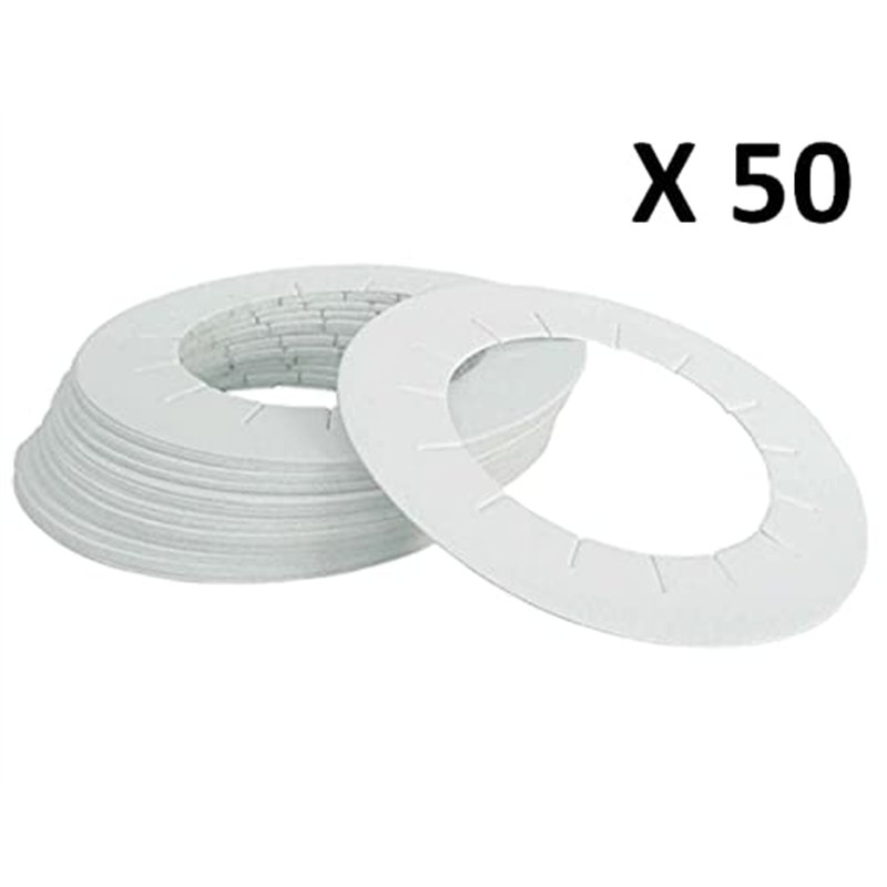 Image secondaire de 50 Collerettes de propreté pour contour chauffe pot, chauffe cire, Purespa by Purenail, Livraison Gratuite en France