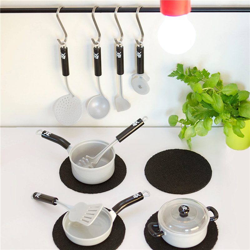 Image secondaire de Theo Klein 9428 WMF Batterie de cuisine, 9 pièces I Batterie de cuisine de haute qualité, accessoires pour cuisines pour enfants