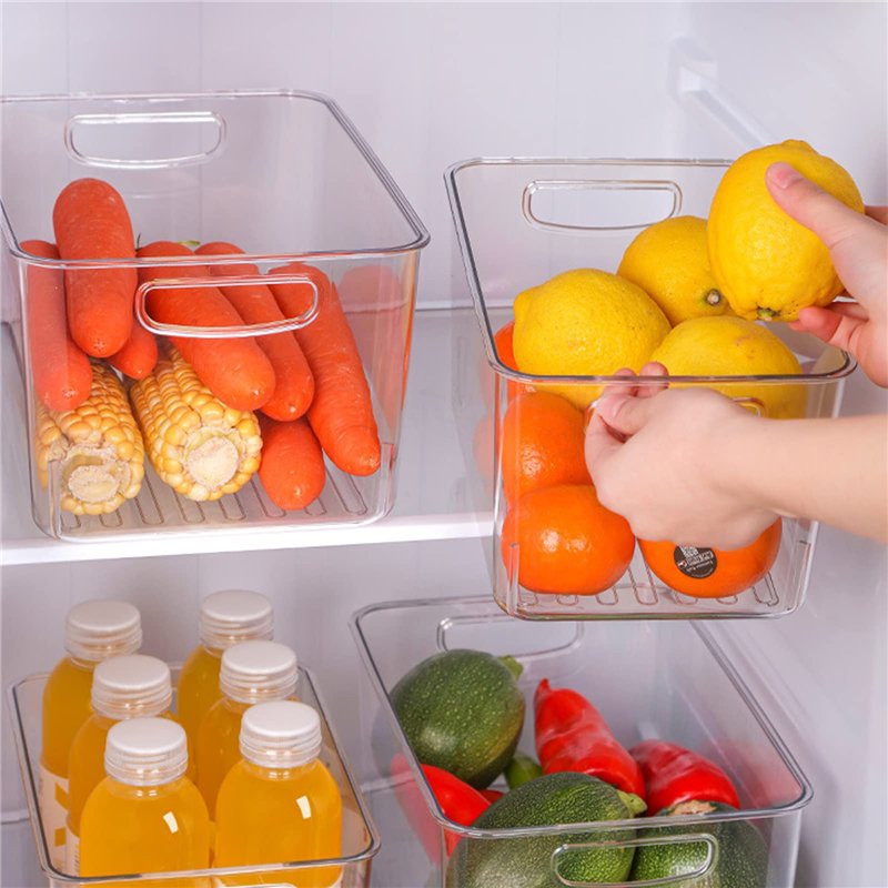 Image secondaire de JOYBOY Boîte de Rangement Frigo,Ensemble de 8 Pièces Bac Rangement, pour Réfrigérateur,Cuisine,Garde-Manger,Armoires et Comptoir