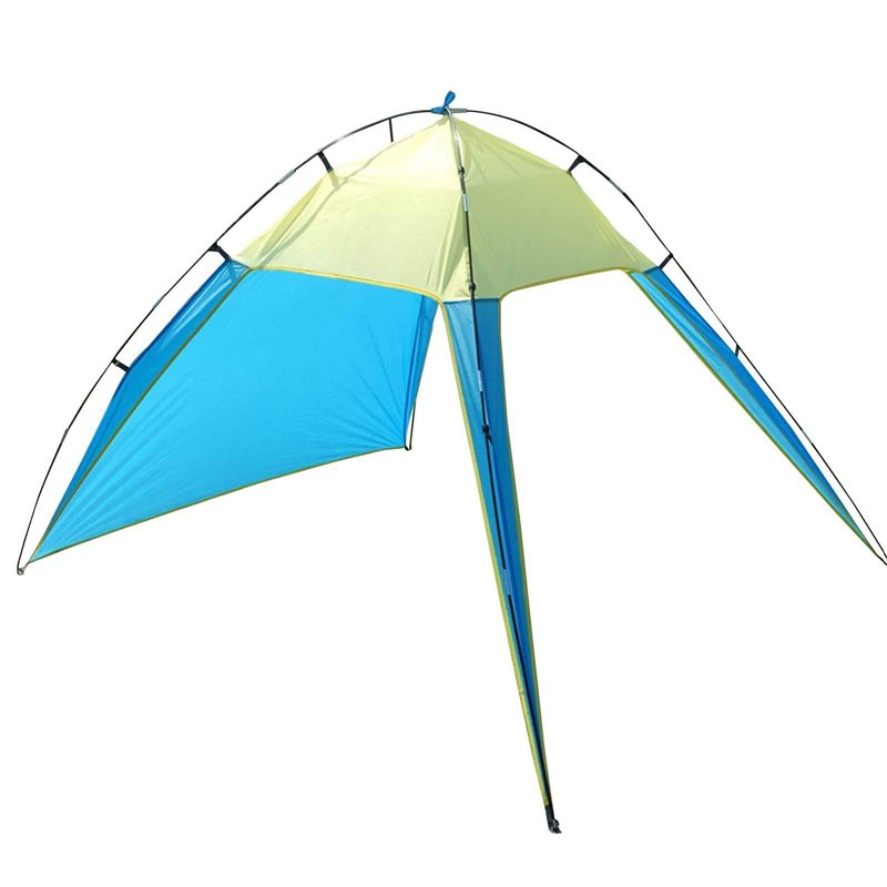 Auvent d'extérieur familial tente de plage portable en aluminium anti-UV, protection solaire, bâches de toit étanches, abris de