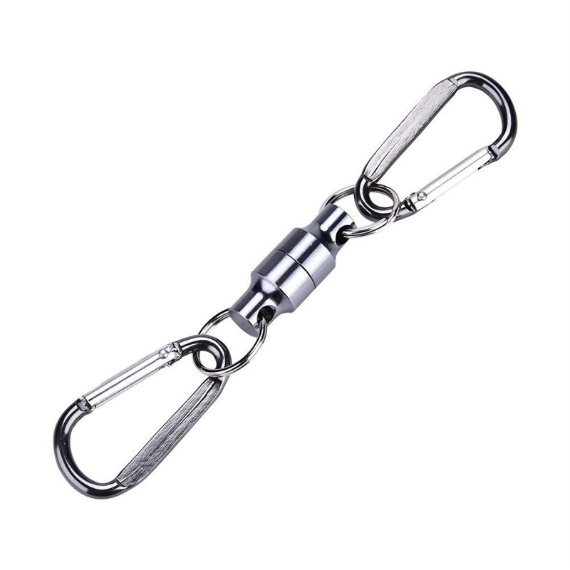 DeWin Boucle Magnétique de Pêche,Mouche Pêche Magnétique Net Aimant Epuisette Peche Aimant Boucle Pêche pour la Pêche