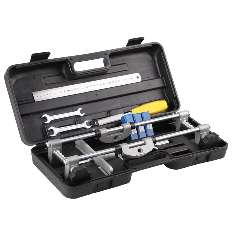 JIG1 Kit de mortaiser pour serrure de porte 18 mm, 22 mm, 25 mm, kit d'entretien pour le travail du bois, outil de gabarit à mor
