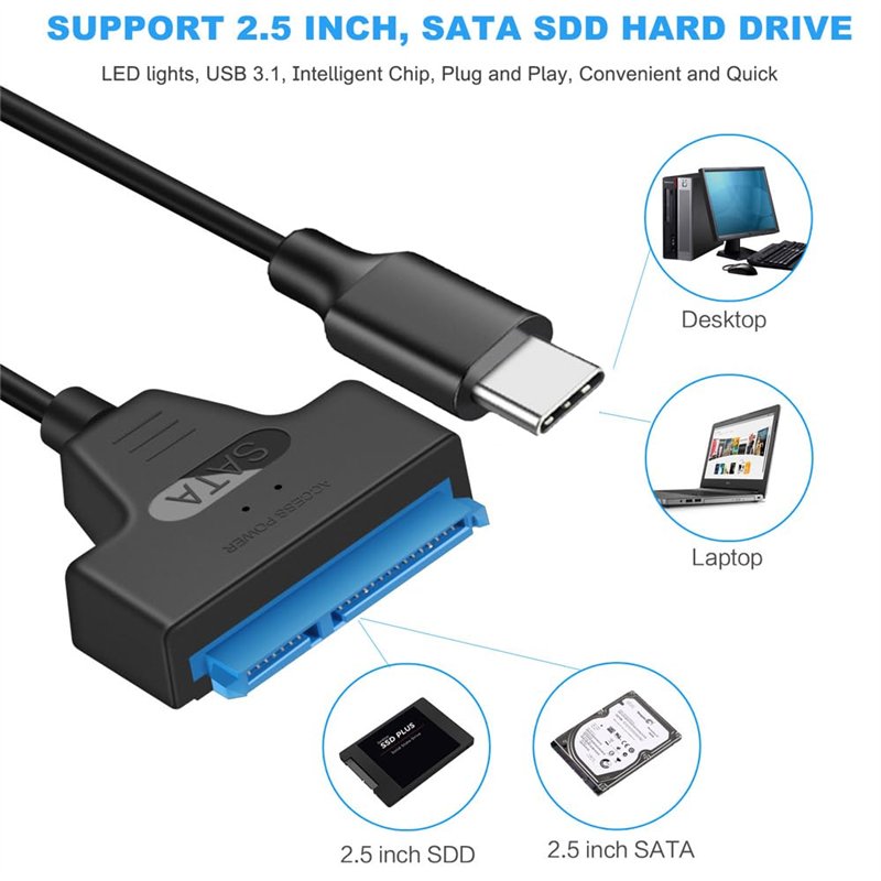 Image secondaire de EasyULT USB C Câble Adaptateur