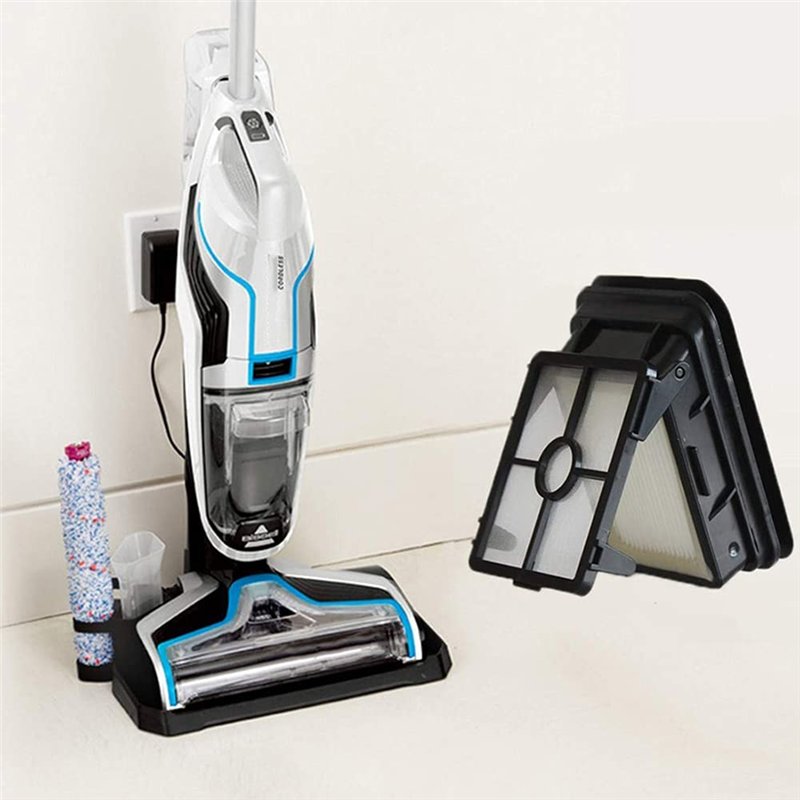 Image secondaire de Queta Accessories pour Bissell Crosswave Roller Brosse Multi-faces et Filtre de Rechange Compatible pour Aspirateur Bissell Cros