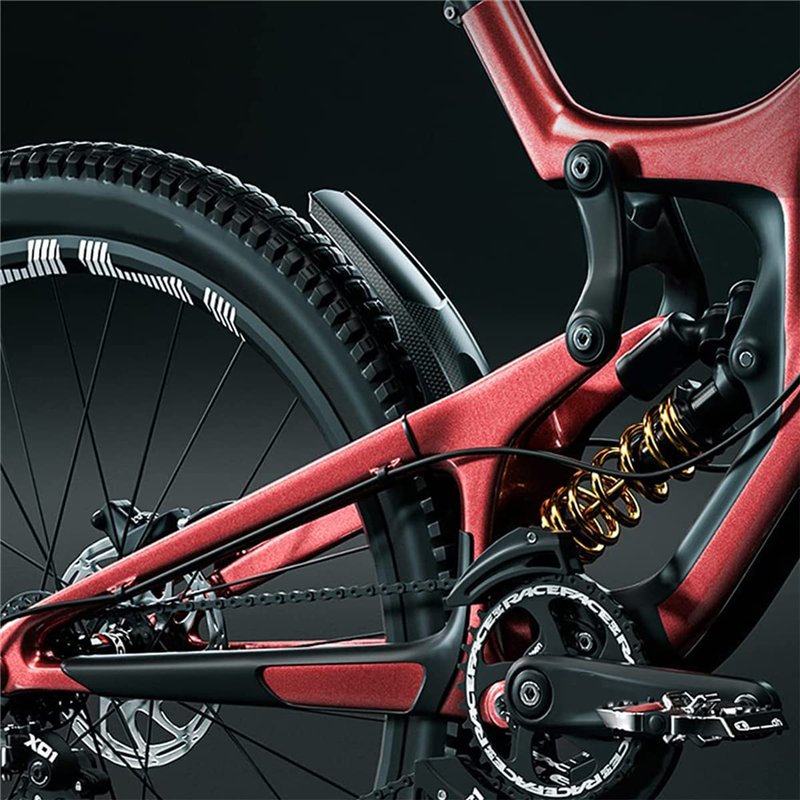 Image secondaire de Reixuier Garde-Boue De Vélo, 2 Pcs Garde Boue Avant ou Arrière Compatible, Ensemble d'ailes pour Vélo de Montagne,Garde Boue Ant