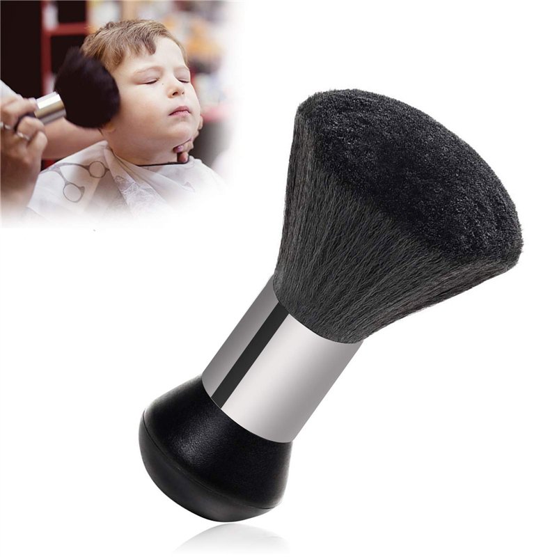 Balais à Cou coiffeur Brosse Plumeau Brosse à Cheveux,Balai de cou coiffeur pour Salon de Coiffure Nettoyage Coupe de Cheveux Pl