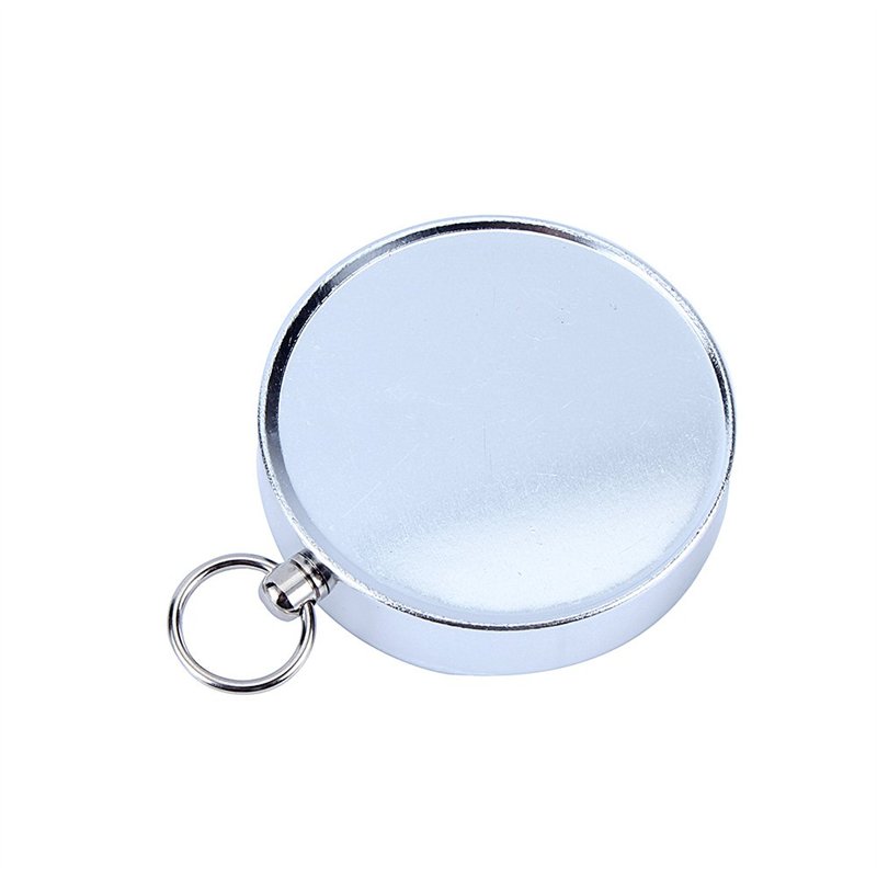 Image secondaire de Boussole Haute Précision avec Bordure en Aluminium Format de Poche pour Le Camping en Plein Air, la Randonnée Sportive Navigatio