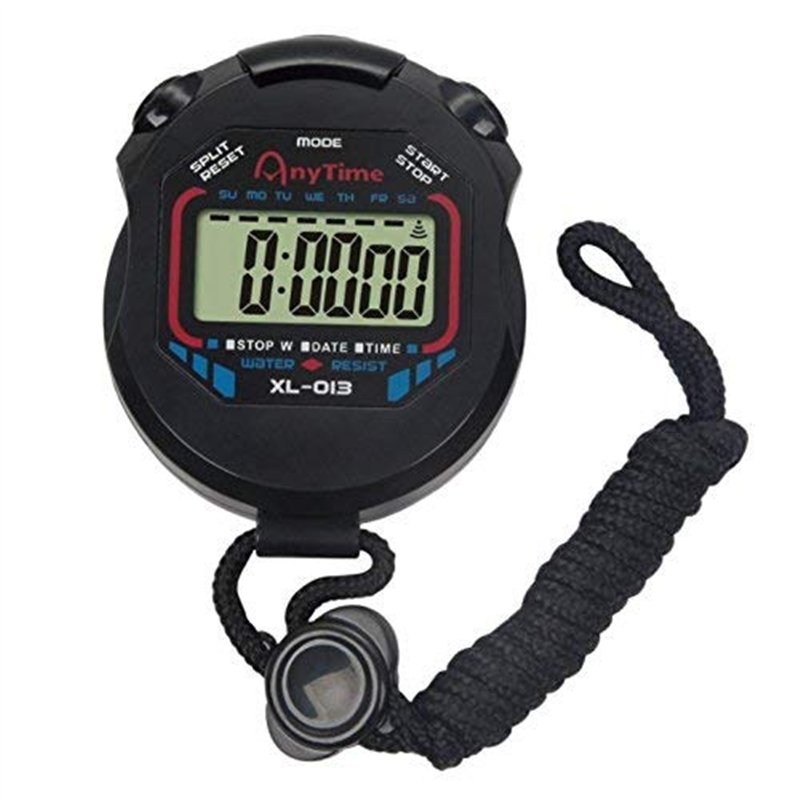OFKPO Chronomètre de Multifonctionnel, Chronomètre de Sport, Digital Chronomètre de Poche Montre LCD Compteur Horloge pour Cours