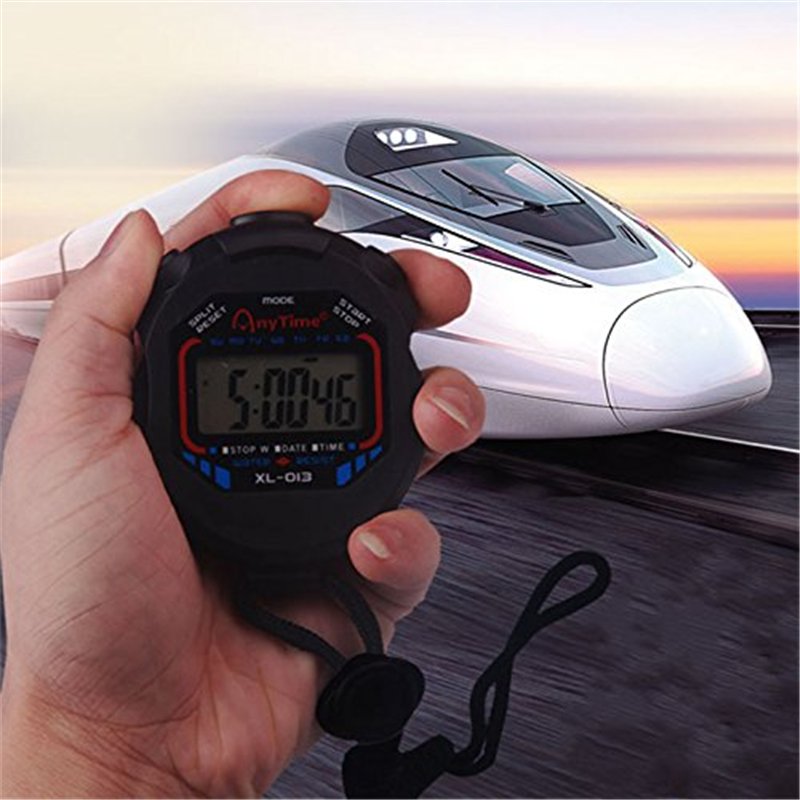 Image secondaire de OFKPO Chronomètre de Multifonctionnel, Chronomètre de Sport, Digital Chronomètre de Poche Montre LCD Compteur Horloge pour Cours
