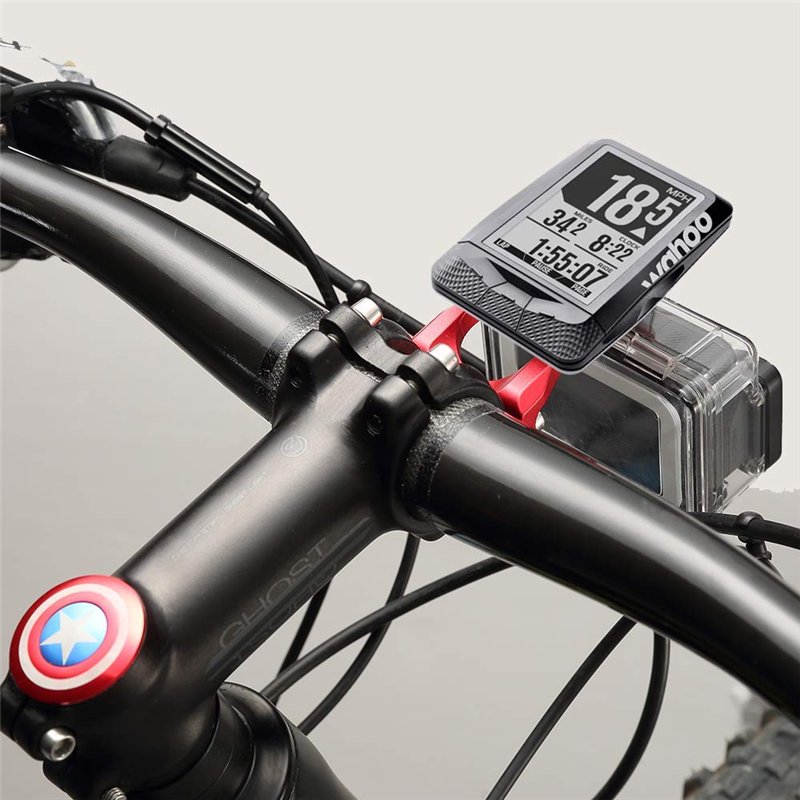 Image secondaire de Support de vélo Combo TedKat Out Front pour Garmin Edge 200, 500, 510 520, 800, 810, 820, 1 000 et caméra (Monture Garmin)