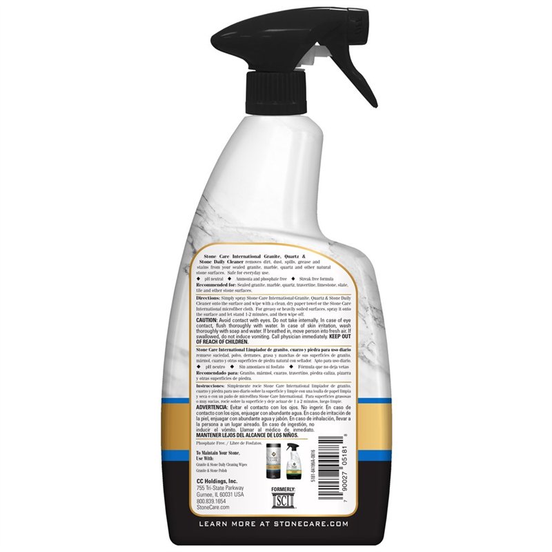 Image secondaire de SCI Pierre Care International Granite, Quartz et Pierre Daily Cleaner, 94,6 cl