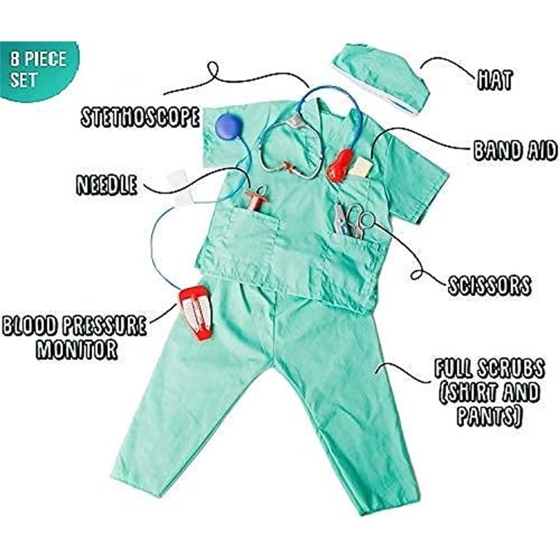 Image secondaire de Dress Up America - Panoplie de chirurgien - Taille: 3-7 ans