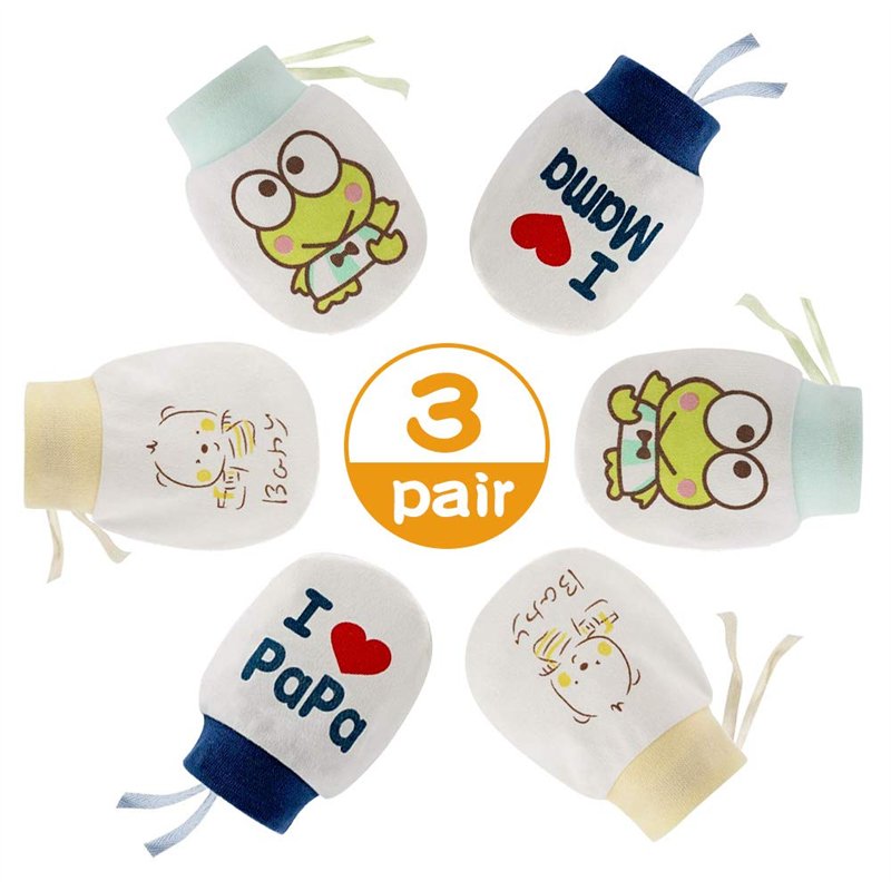 Moufles pour bébé NORME nouveau-né garçon fille paires de gants réglables super doux pour bébé, anti griffures, gants de protect