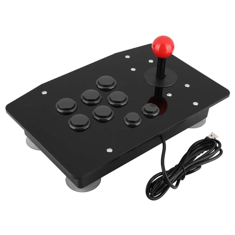 Image secondaire de Bewinner Contrôleur d' PC, Manette de Jeu à 8 Boutons avec Manette de 50 mm de Type Trou Fixe Fixe, Boutons de Type Carte 3D Rep