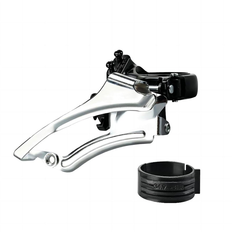 Image secondaire de Dérailleur Avant de vélo 7/8/9/ Vitesse 21/24/27S MTB VTT derailleur Transmissions pour Tube de diamètre 31,8/34,9 mm