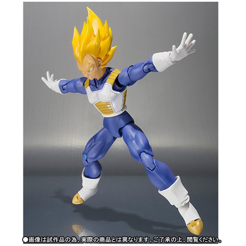 Image secondaire de Figurine - Dragon Ball - Super Saiyan Vegeta SH Figuarts 14 cm