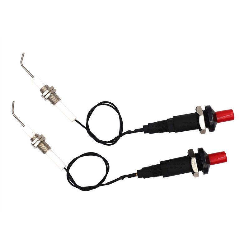 Image secondaire de Allumeurs pour Gril à gaz/Grill, allumeur piézo-électrique à Bouton-Poussoir avec Fil de Bougie d'allumage Universel fileté en c