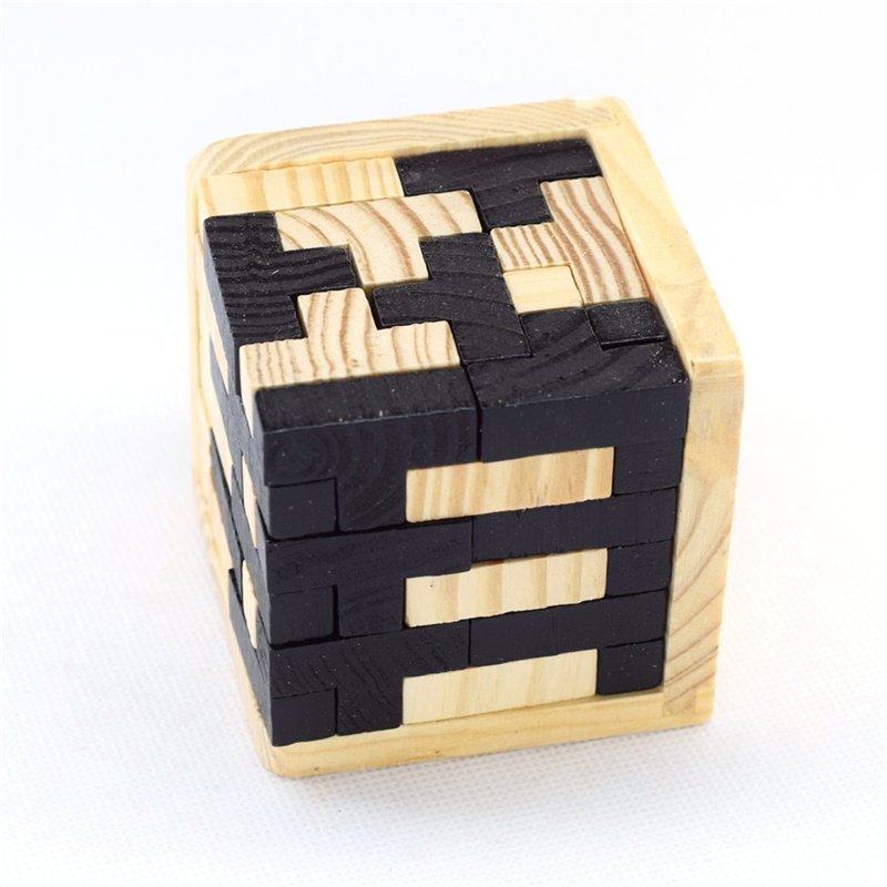 Image secondaire de XLKJ 3D Jeu de Puzzle en Bois, Casse-tête Jigsaw Lock Jouet éducatif Cadeau pour Enfants et Adultes