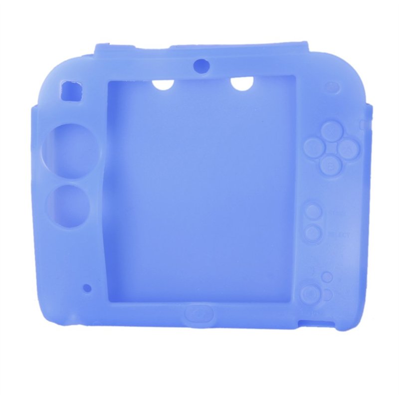 Générique Etui Housse Coque de Protection en Silicone pour 2DS - Bleu