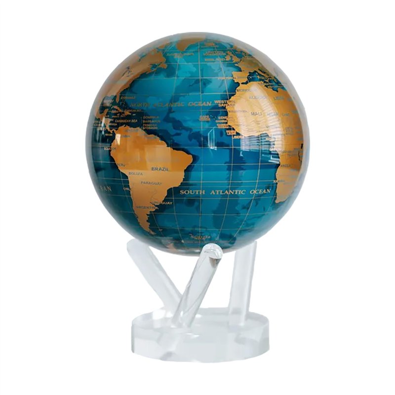 MOVA Globe Carte du Monde Bleu et Or 6