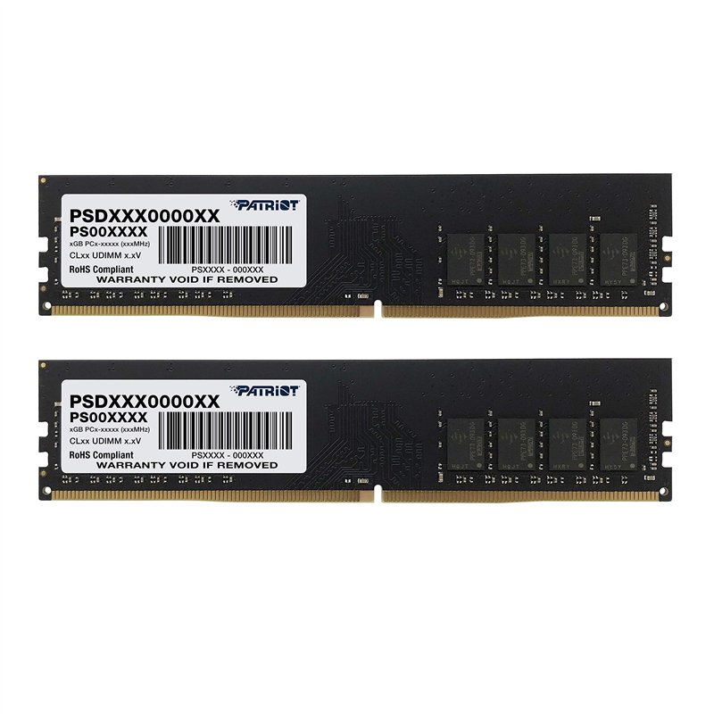 Patriot Memory Série Signature Kit de mémoire DDR4 2666 MHz PC4-21300 16Go (2x8Go) C19 - PSD416G2666K