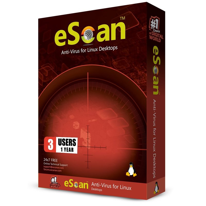 Image secondaire de ESCANAV Antivirus pour Linux Desktop 3 utilisateurs 1 an