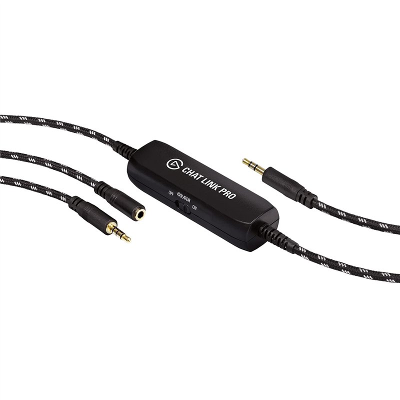 Elgato Chat Link Pro - Adaptateur audio, pour PS5, PS4, Nintendo Switch, Capture du chat audio, son du jeu, câble extra long