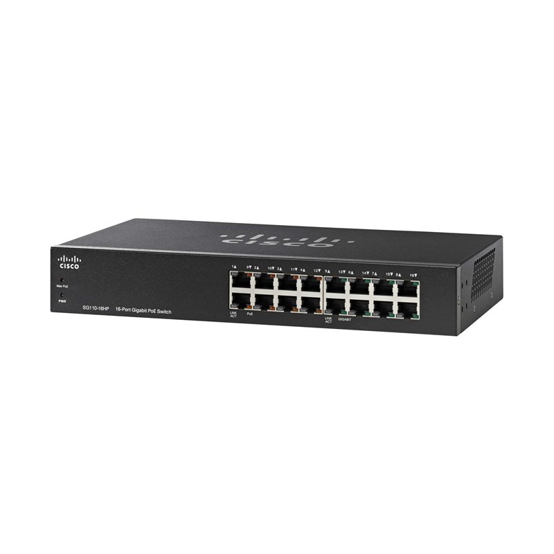 Cisco Commutateur non géré SG110-16HP