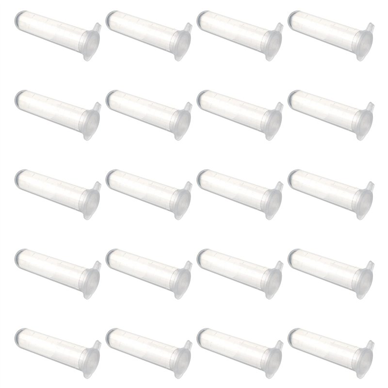 Othmro Lot de 300 tubes à centrifugeuse en plastique avec bouchon 5 ml