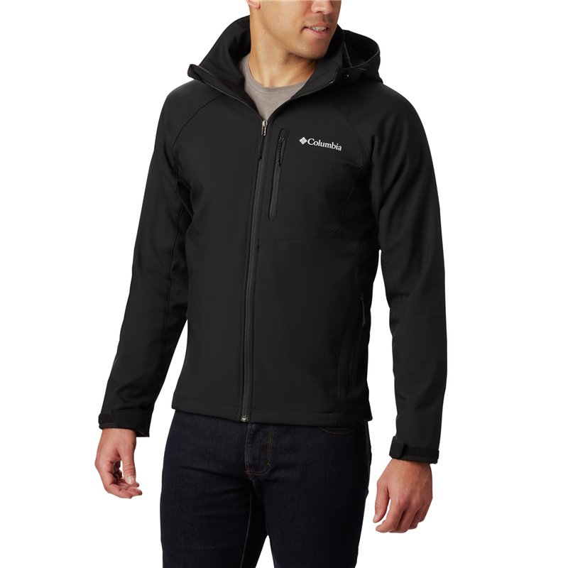 Columbia Cascade Ridge Softshell, Veste Coupe Vent Softshell Homme, Black, Taille XL