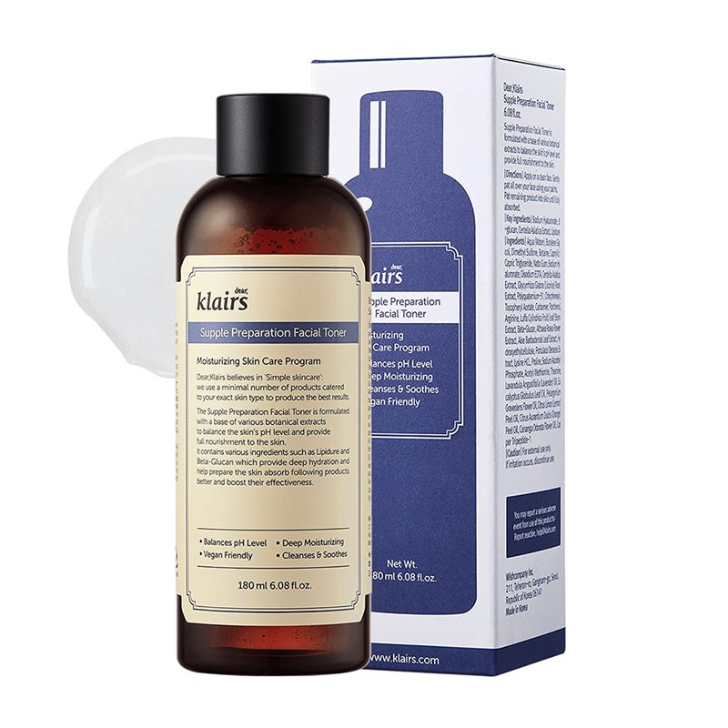 DearKlairs Tonique pour le visage à préparation souple, 180 ml
