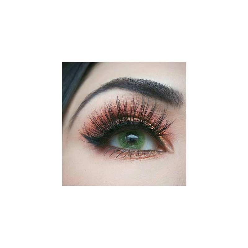 FreshTone Lentilles De Contact De Couleur Lime 1 Ton Kit De Rangement Boitier Pince et applicateur Offert 12 Mois sans correction
