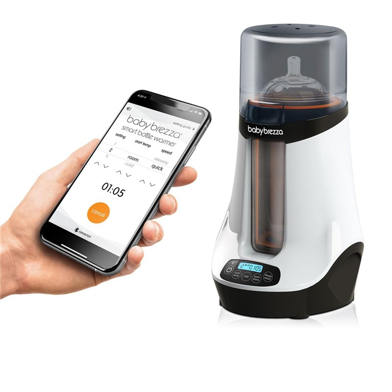 Image secondaire de Baby Brezza Safe & Smart Chauffe-biberon électrique Universel pour Lait Maternel + dégivreur Alimentaire – Compatible avec Tous