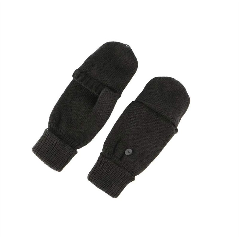 Image secondaire de Gants Mitaine et Moufle Noir en Laine Carpsy - Homme