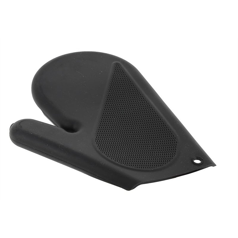 De Buyer - Moufle à huître en silicone pour droitier - Longueur 19,5 cm -, Noir