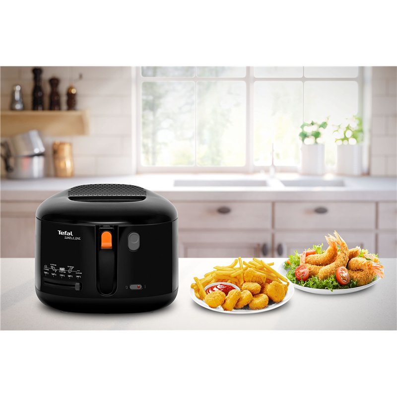 Image secondaire de Tefal FF1608 Simply One Friteuse électrique, capacité XL pour jusqu'à 1,2 kg de frites, système de paroi de refroidissement excl